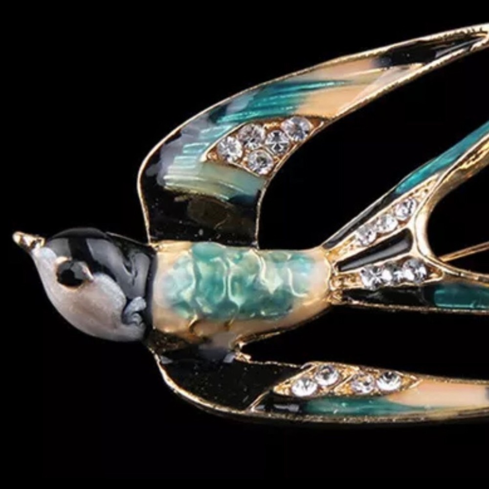 Sparrow Brooch/Pin - Picture 4 of 6